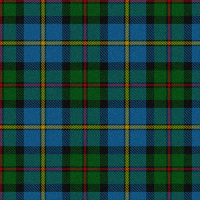 blue Macleod Tartan kilt