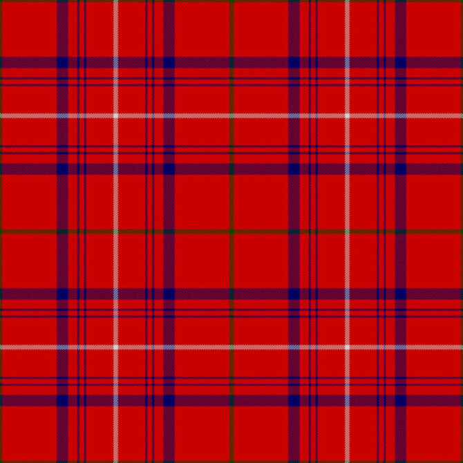 Red Rose Scottish Tartan Kilt