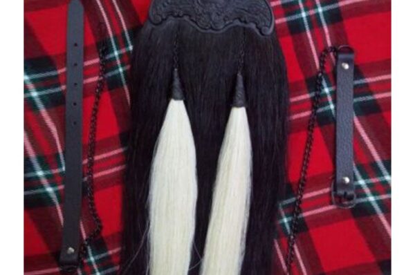 Scottish Black Horse Hair Sporran