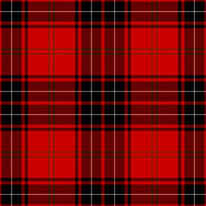 Scottish wemyss tartan kilt