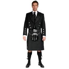 Black Tartan Kilt Outfit