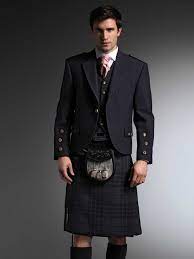 Black Tartan Kilt Outfit