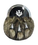 Thistle Fox fur sporran