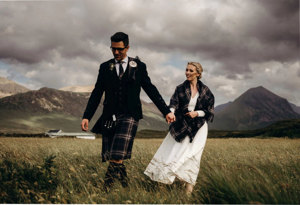 Wedding kilt for men