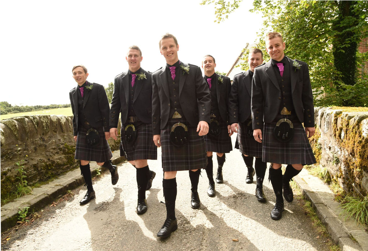 Scottish Tartan Kilt Outfit