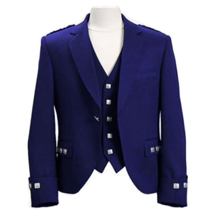 Blue Royal Argyle Jacket