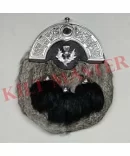 Rabbit grey thistle fur sporran