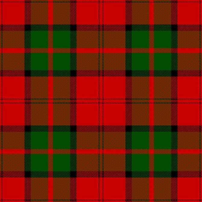 Red Dunbar tartan Kilt - Modern charms