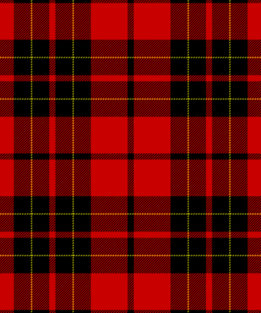 Clan Brodie Tartan kilt - Pattern in black & red