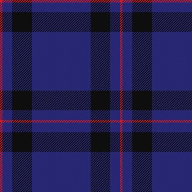 Blue MacKay Tartan kilt