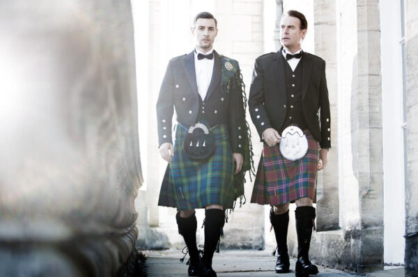 wedding kilt outfits with accessories