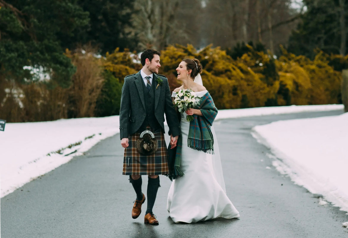 Men's wedding kilt