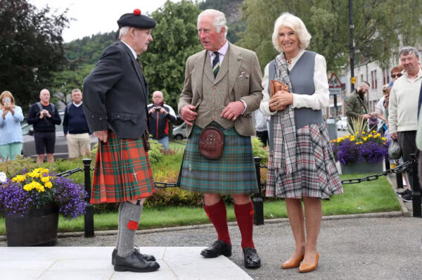 Wedding tartan kilt