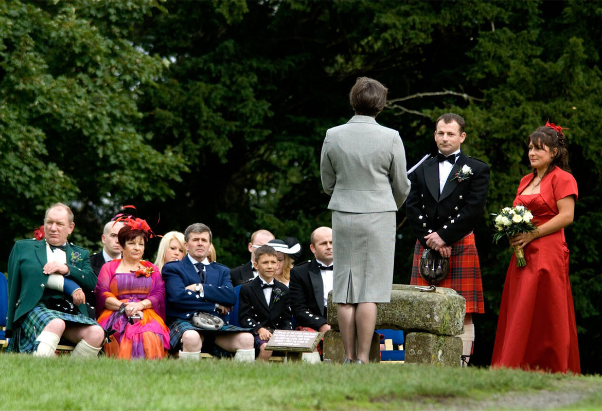 Scottish people wear kilts