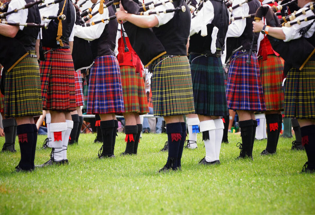 Choose an 8-yard kilt