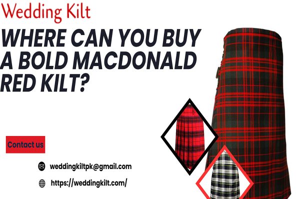 Bold Macdonald Red Kilt